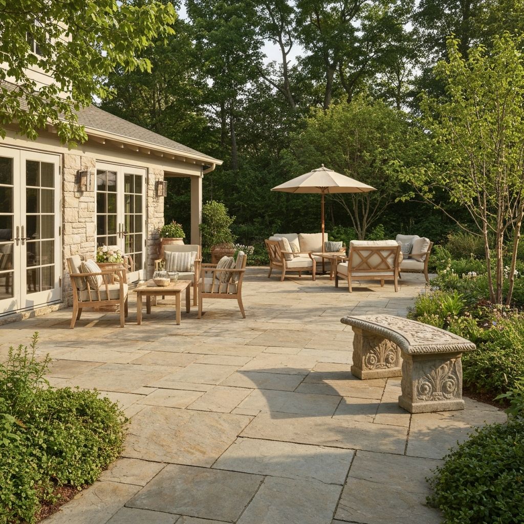 Beautiful patio installation